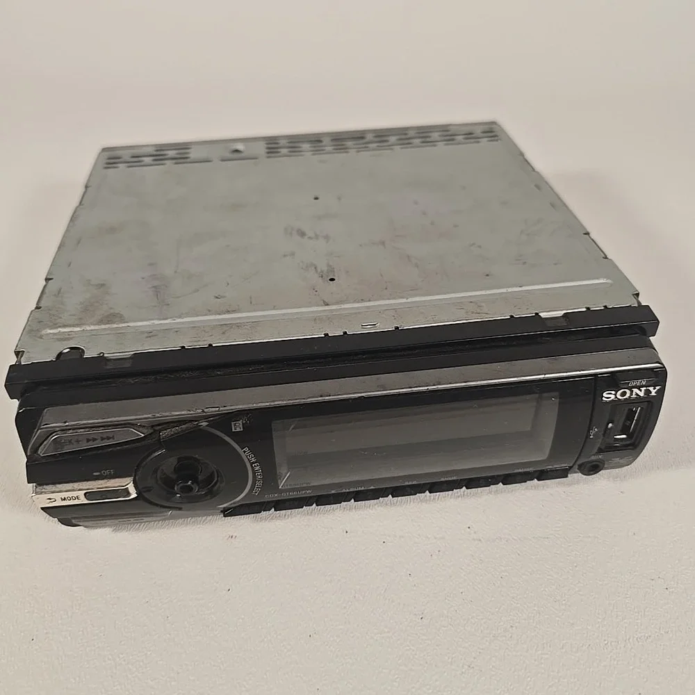 Sony CDX-GT66UPW Car Stereo Removable Faceplate Needs Knob